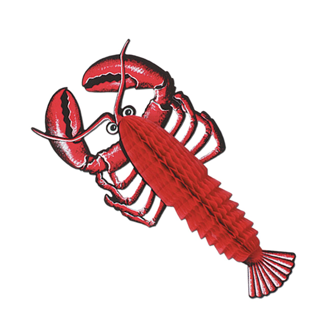 Beistle Party Decoration Tissue Lobster 17" - 24 Pack (1 Per Package)